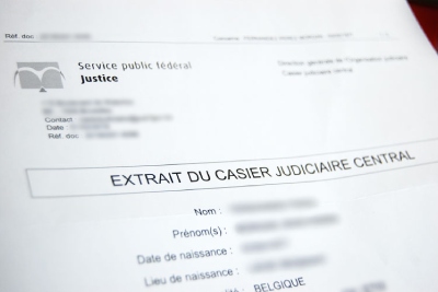 Extrait du casier judiciaire central